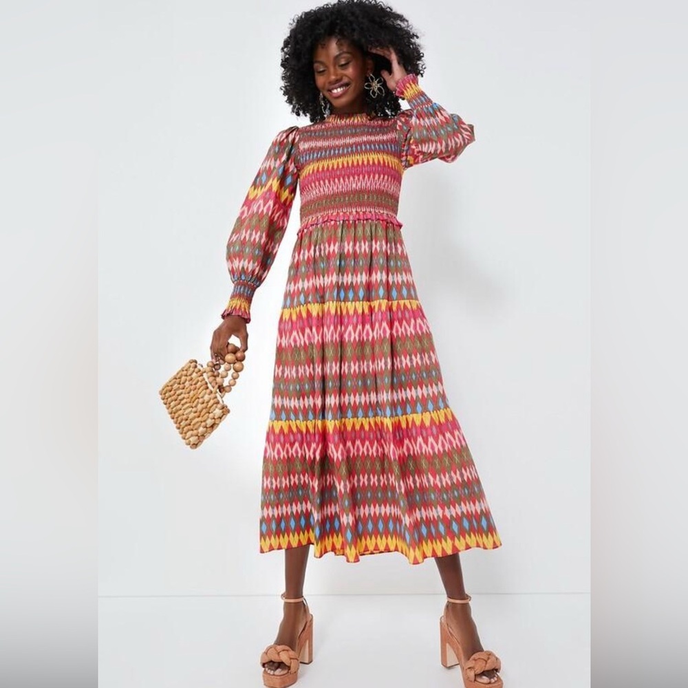 Ro’s Garden Tuckernuck Exclusive Red Geraldine Maxi Dress - Medium